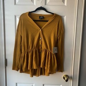 Peplum Sweater Top
